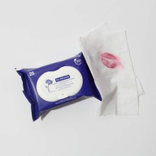 Load image into Gallery viewer, Make-up remover biodegradable wipes with soothing cornflower   25 wipes
