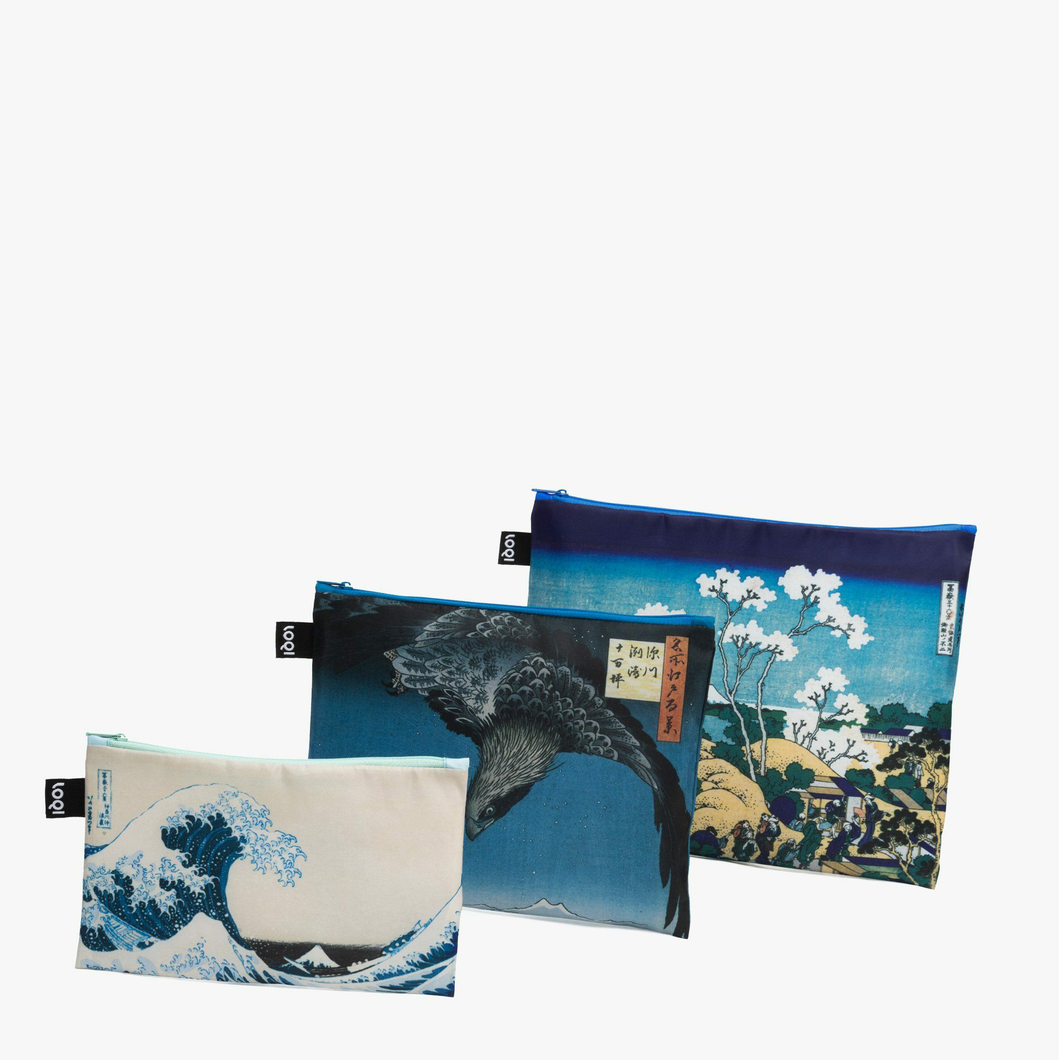 Museum Hokusai Zip Pockets