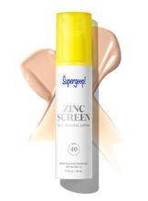 Load image into Gallery viewer, Zincscreen 100% Mineral Lotion SPF 40, 1.7 fl. oz.

