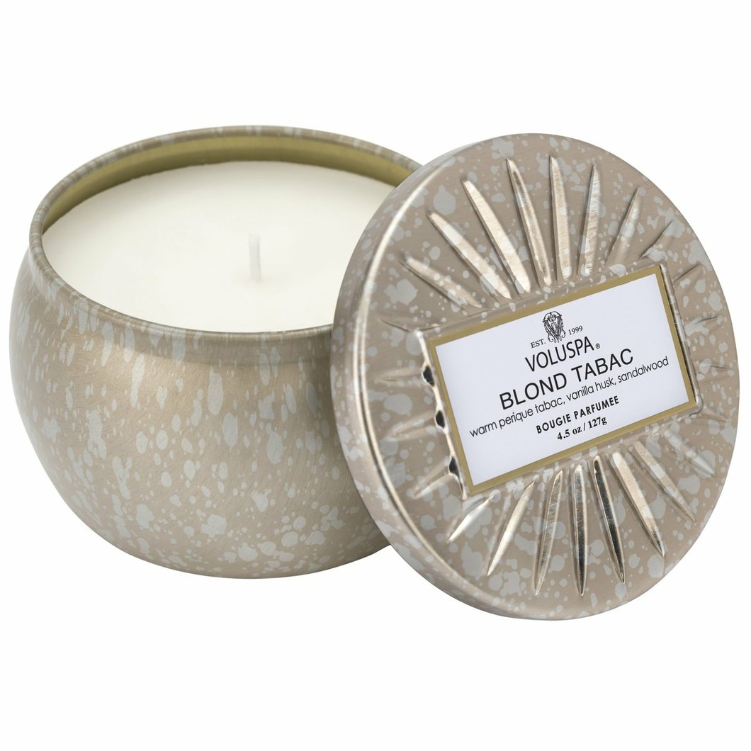Blond Tabac Petite Tin Candle