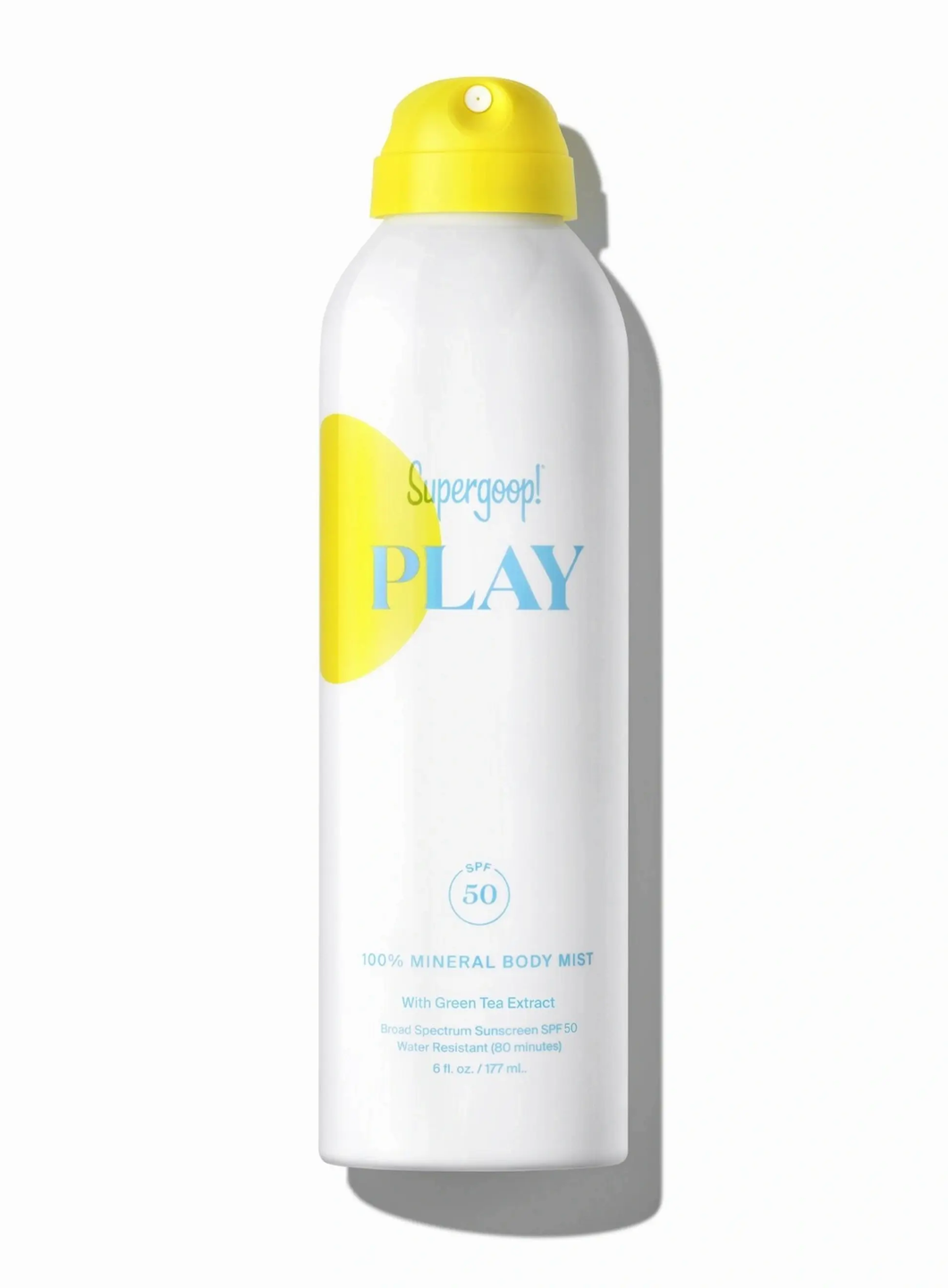 PLAY 100% Mineral Body Mist SPF 50 with Green Tea Extract, 6 fl oz