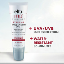 Load image into Gallery viewer, UV LIP BALMBROAD-SPECTRUM SPF 36 0.28 oz TUBE
