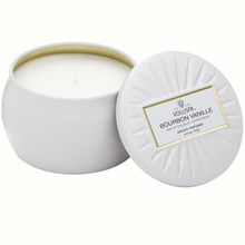 Load image into Gallery viewer, Bourbon Vanille Petite Tin Candle
