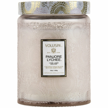 Load image into Gallery viewer, Panjore Lychee Large Jar Candle
