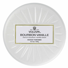 Load image into Gallery viewer, Bourbon Vanille Petite Tin Candle

