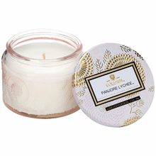 Load image into Gallery viewer, Panjore Lychee Petite Jar Candle
