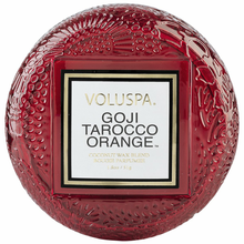 Load image into Gallery viewer, Goji Tarocco Orange Macaron Candle
