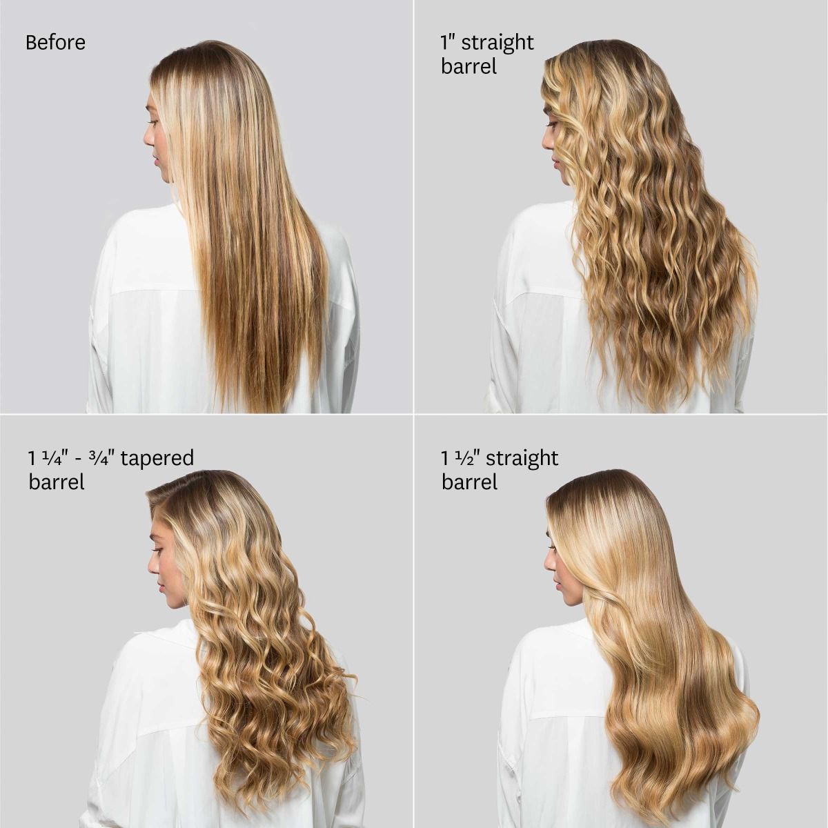 Inch Curling How To Curl Hair With Wand Long Hair Inch Wand Curls