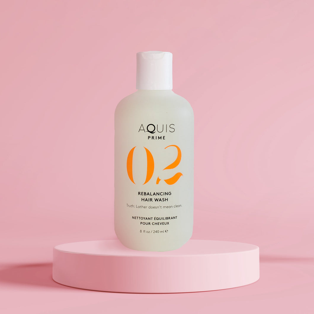 Rebalancing Hair Wash  8 OZ Shampoo Bottle